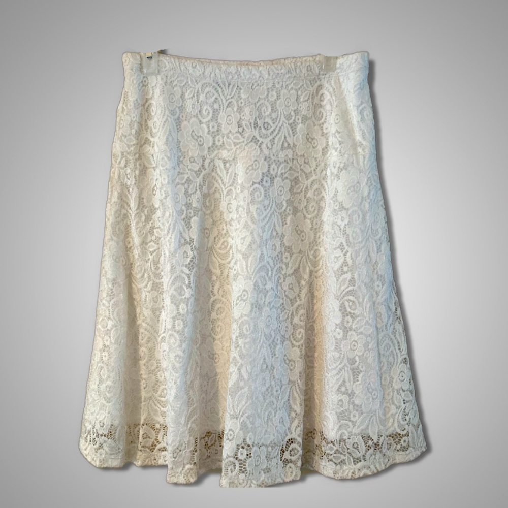 Lace A-Line Skirt